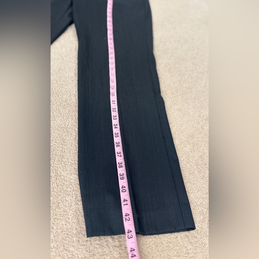 Men’s Dress Pants 38R –Navy Pinstripe –Wool Blend| NWOT| Arturo Calle Black Line - Picture 6 of 10
